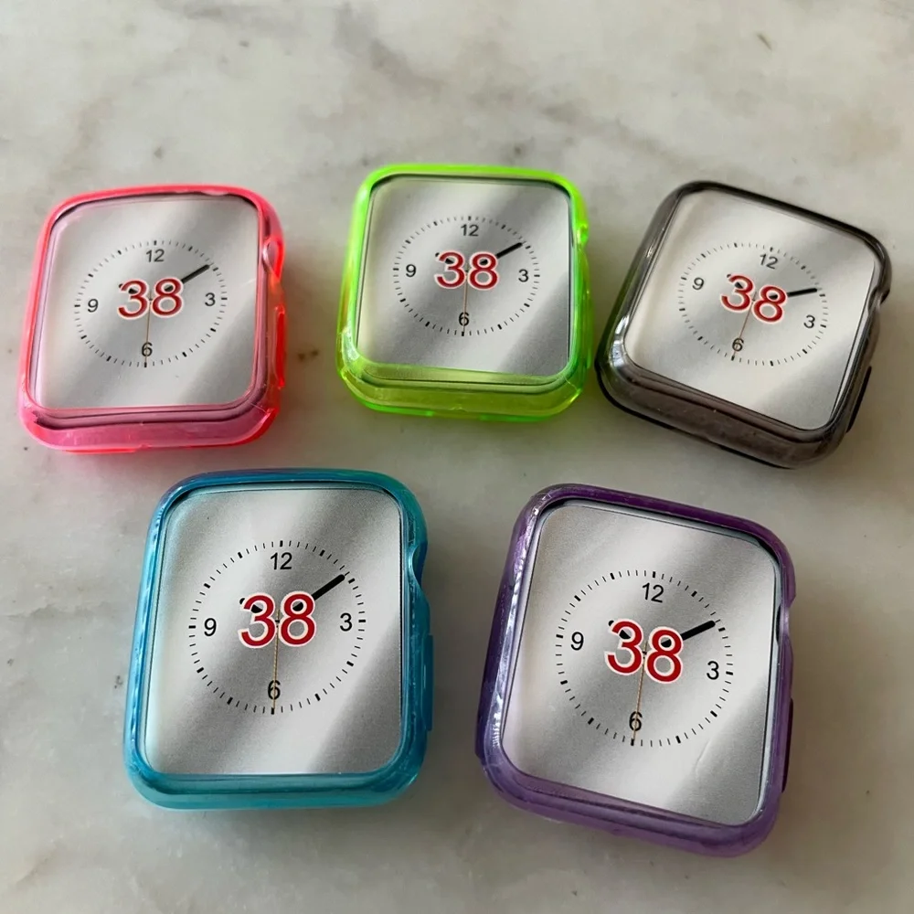 New- Set of 5 Apple Watch 38mm bumper cases